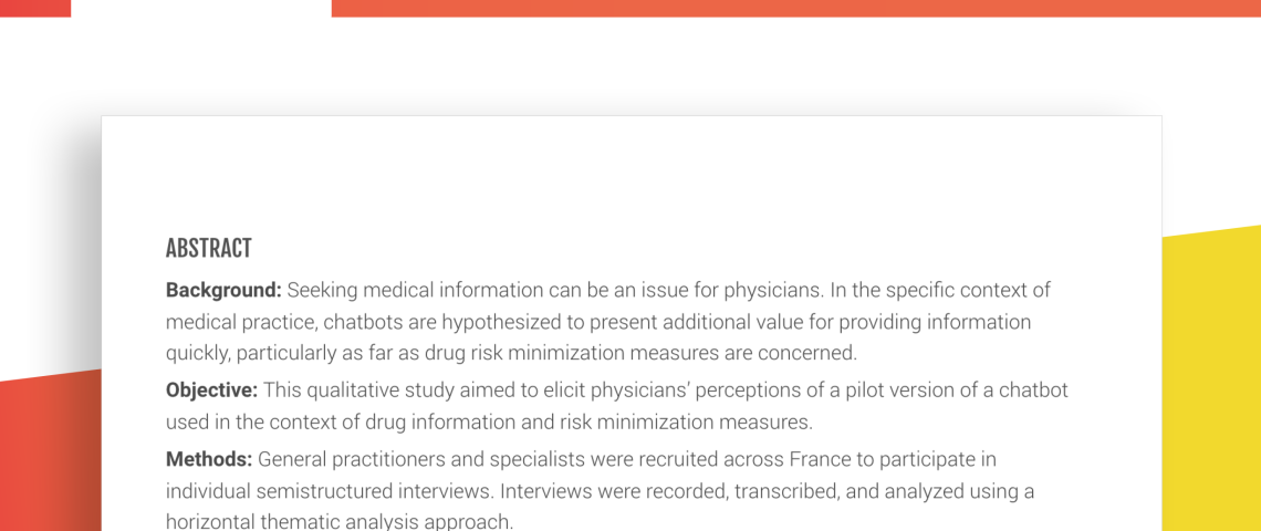 Chatbot en santé : la perception des médecins